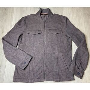 Urban Outfitters Standard Cloth Shacket Shirt Jacket‎ Mens Large Full Zip Fleece
